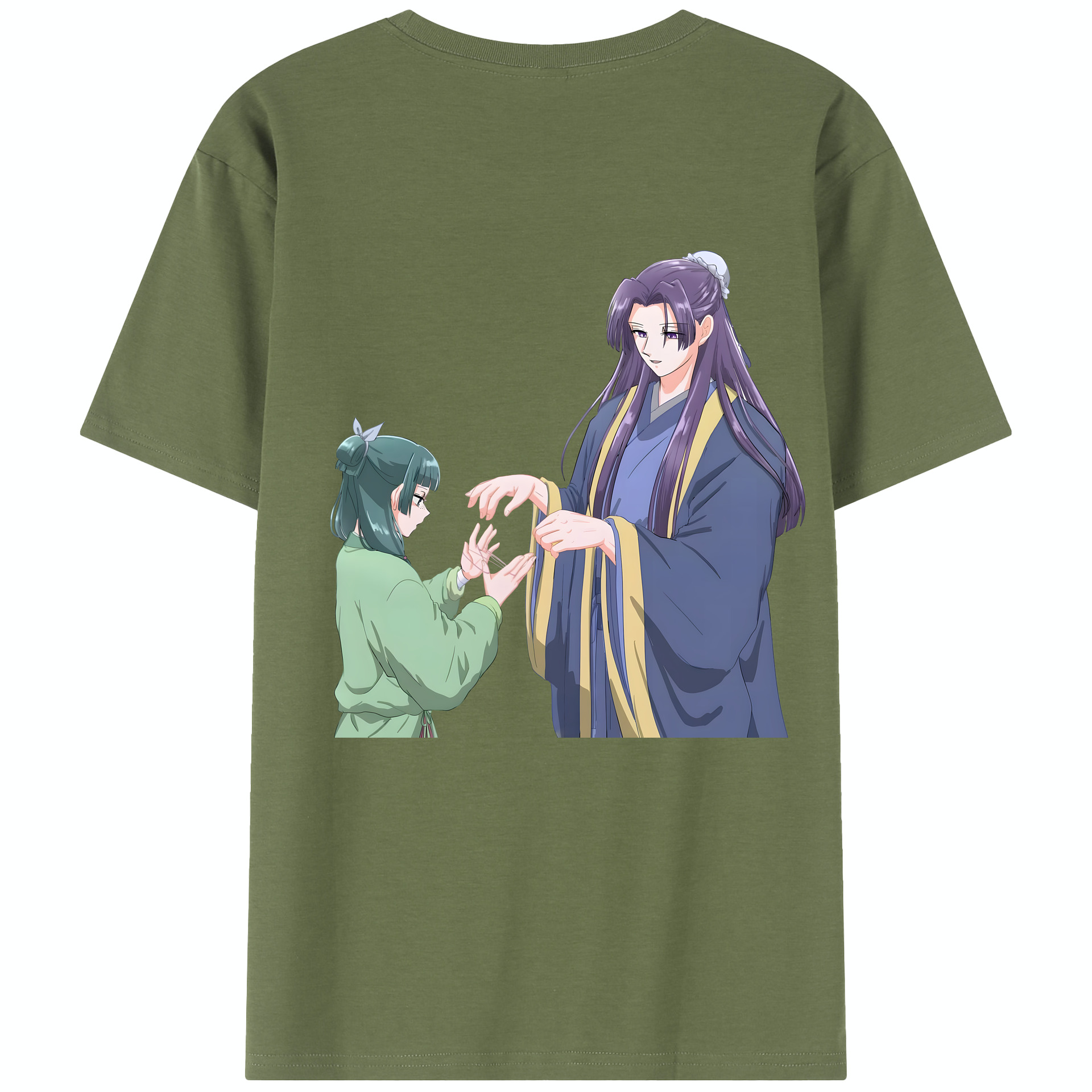 （画像用） 薬屋のひとりごと The Apothecary Diaries 綿100％半袖Tシャツ（背面プリント）